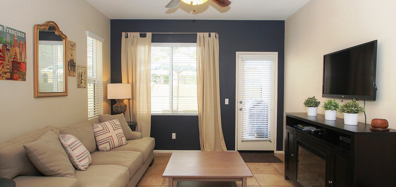 THE HENSLEY GROUP REAL ESTATE - simple living room in pale colors